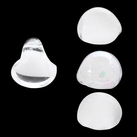 Teardrop beads white assortment