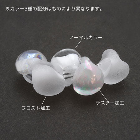 ティアドロップビーズ ホワイトアソート