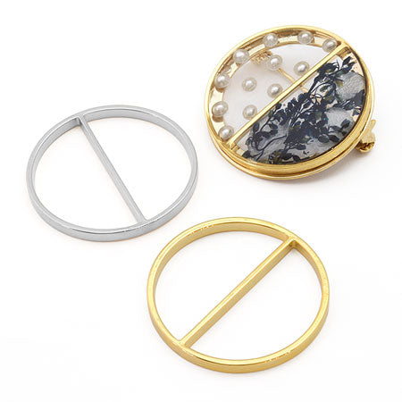 レジンフレーム ラウンド ウォール ロジウムカラー