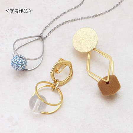 ダブルリングバチカンドロップ 角線 ゴールド