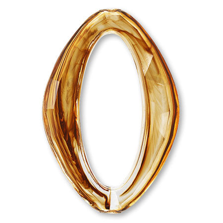 Acrylic German-made ring diamond clear tortoiseshell
