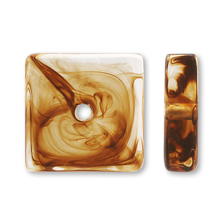 アクリル ドイツ製 フラットスクエア クリアべっ甲