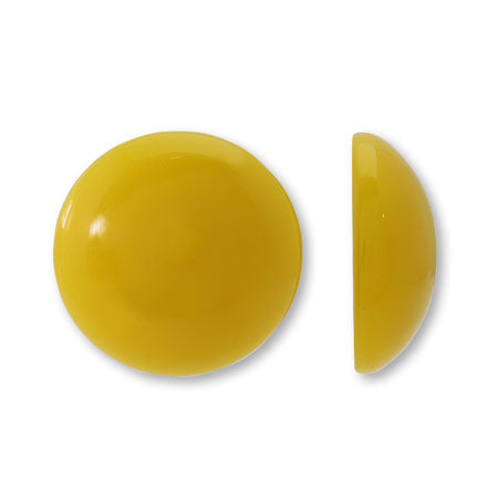 アクリル ドイツ製 カボション ラウンド1 マスタード