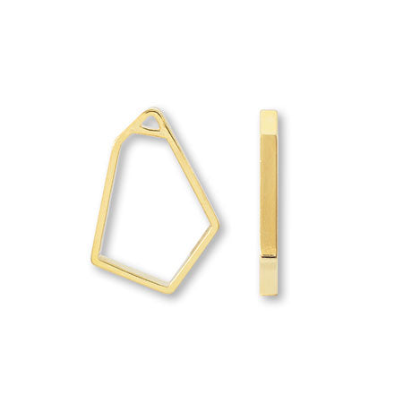 レジンフレーム 変形ペンタゴン ウォール ゴールド