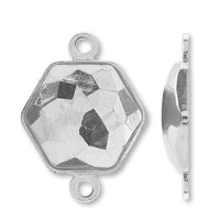 2 rings for stone seat #4683 rhodium color
