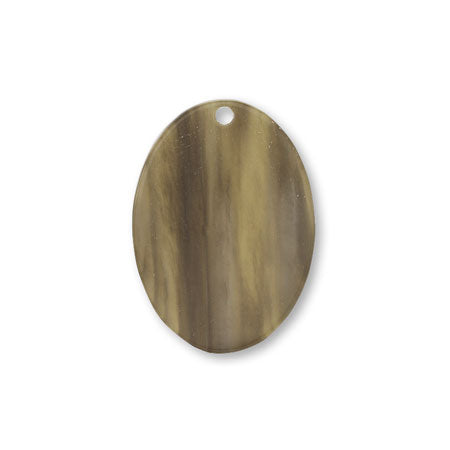 Acrylic Made in Germany Oval Plate Mixed Camel