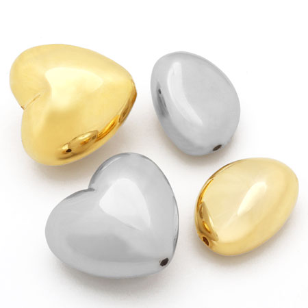 CCB Parts Beans Vertical Hole Gold
