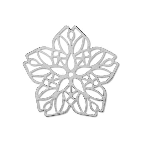 エッチングパーツ スカシ 桜 ロジウムカラー