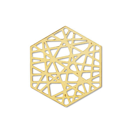 エッチングパーツ スカシ 和柄1 ゴールド