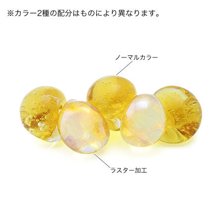ティアドロップビーズ バンブルビー