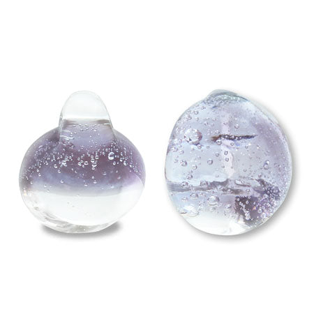 ティアドロップビーズ モーブ