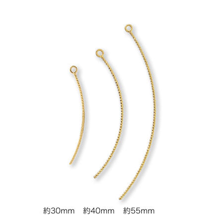 メタルスティック 模様線カーブ 1カン ロジウムカラー