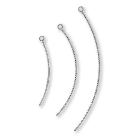 メタルスティック 模様線カーブ 1カン ロジウムカラー