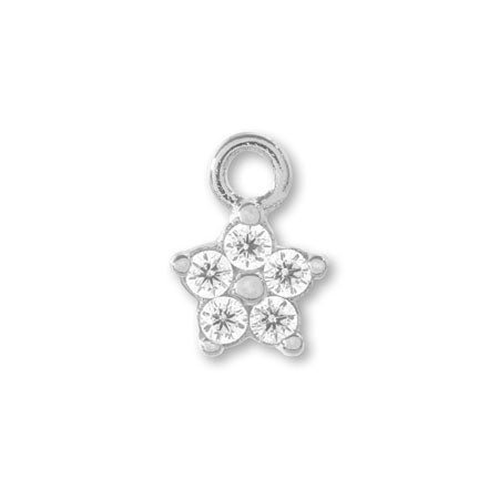 Charm Kuvic Zirconia 5. Benka Rodium Color