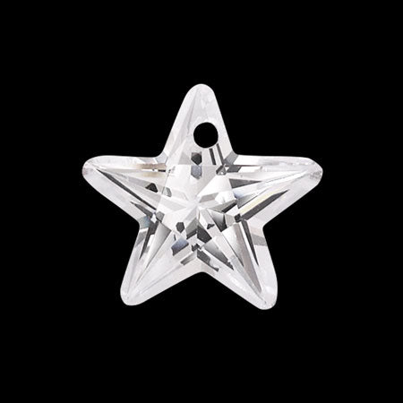 Cubic zirconia star 1 hole