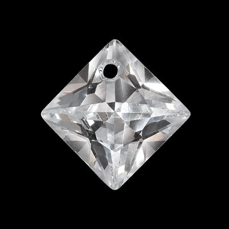 キュービックジルコニア スクエア 1穴