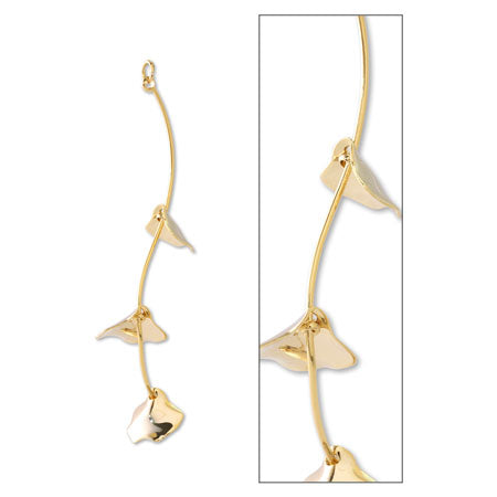 スウィングパーツ ランダムリーフ ゴールド