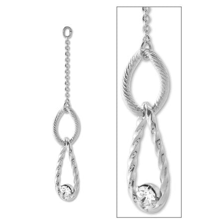 Swing parts oval hoop 2 frames crystal/RC