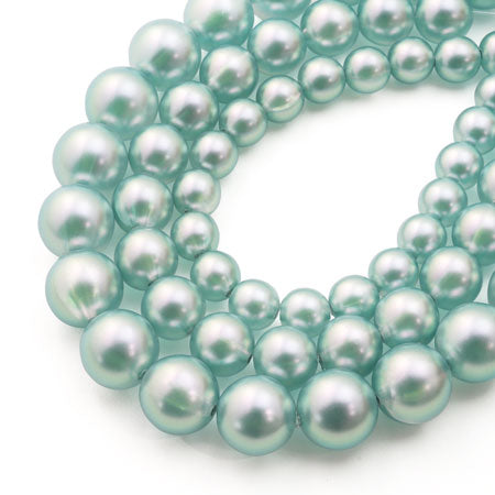 樹脂パール グラデーション ブルーグリーン