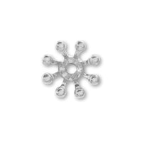 Metal flower (No.22, No.23, No.24) Rhodium color
