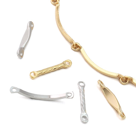Joint parts marquise rhodium color