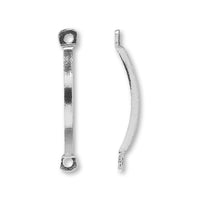 ジョイントパーツ カーブ 角線 2カン ロジウムカラー【アウトレット】