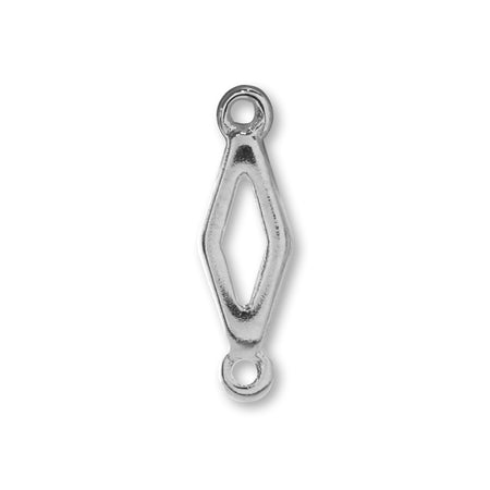 Joint parts diamond frame rhodium color