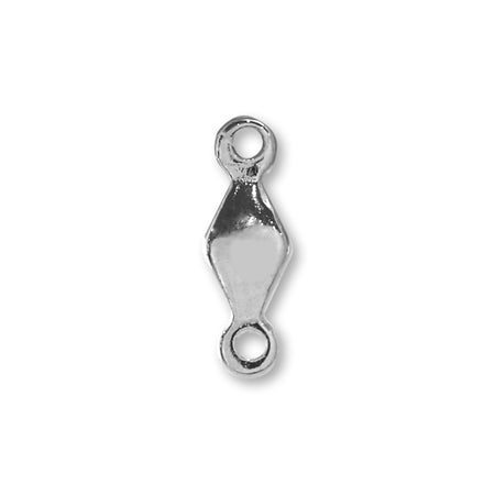 Joint parts diamond 3D rhodium color