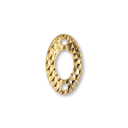 Joint Parts Oval Cut Approximately 9 × 5.5mm Gold