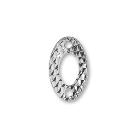 Joint Parts Oval Cut Approximately 9 × 5.5mm Rosium Color