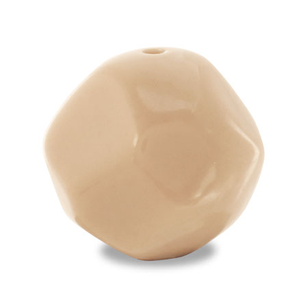 アクリル ドイツ製 ラウンドファセット ベージュ【アウトレット】