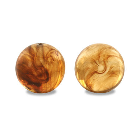 アクリル ドイツ製 丸 片穴 クリアべっ甲【アウトレット】