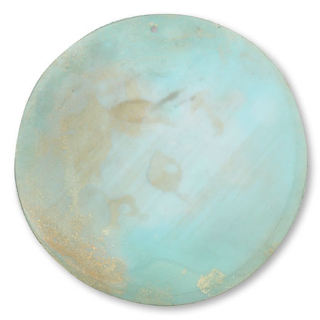 ブラジル製シークイン ラウンド ターコイズG【アウトレット】