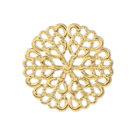 About 20mm gold scissors parts round