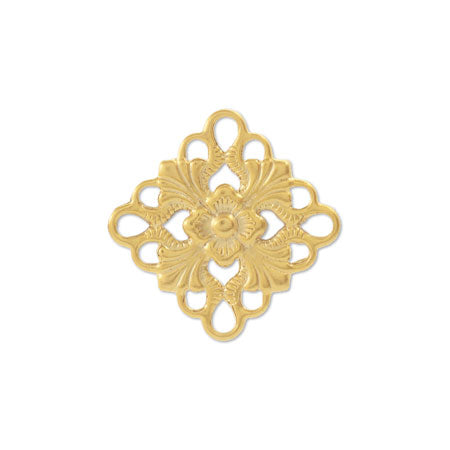 Sukasi parts square 3 approx. 16mm matte gold