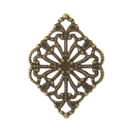 Sukasi parts diamond shape approx. 21 x 15mm Kanekobi