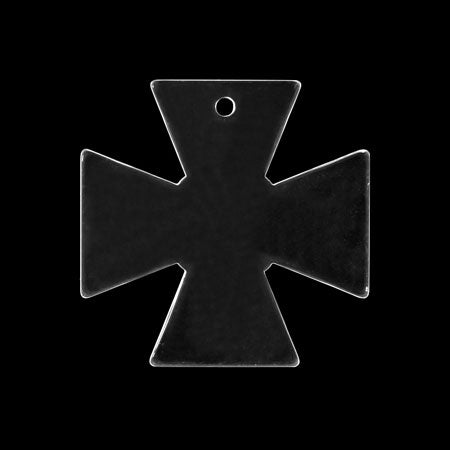 アクリルパーツ  クロス 1穴 クリア【アウトレット】