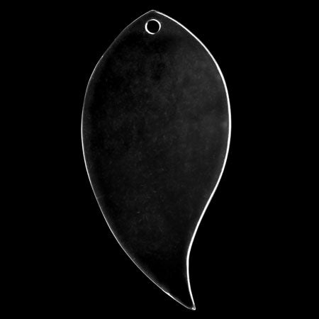 アクリルパーツ  リーフ 1穴 クリア【アウトレット】