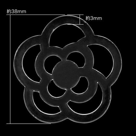 アクリルパーツ  カメリア クリア【アウトレット】