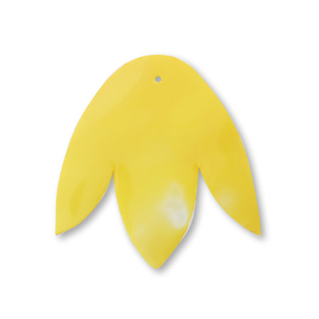 ブラジル製シークイン 変形 イエロー【アウトレット】