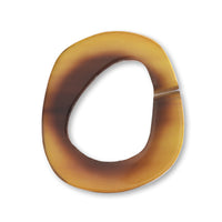 水牛ホーンパーツ リング 変形 ブラウン【アウトレット】