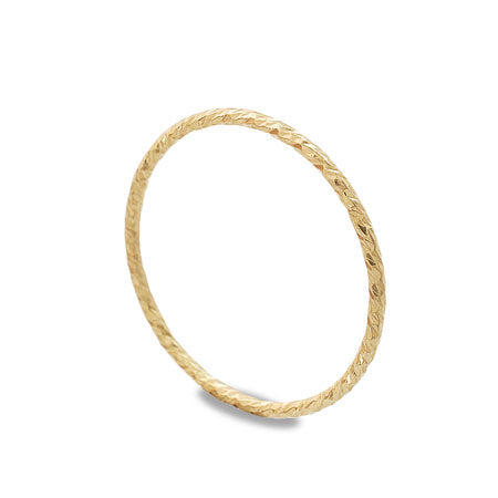 Ring stand stacking ring sparkling K14GF