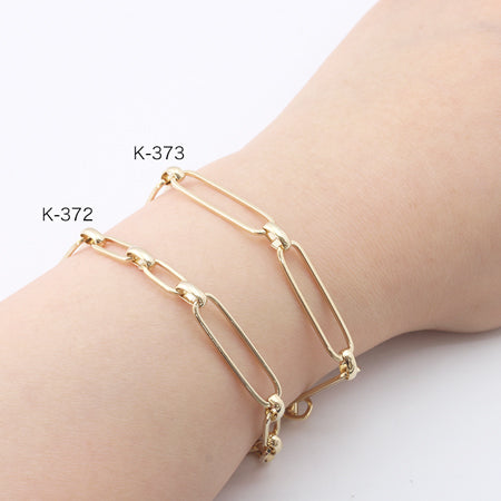 Chain K-372 Rhodium color