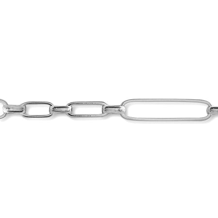 Chain K-372 Rhodium color