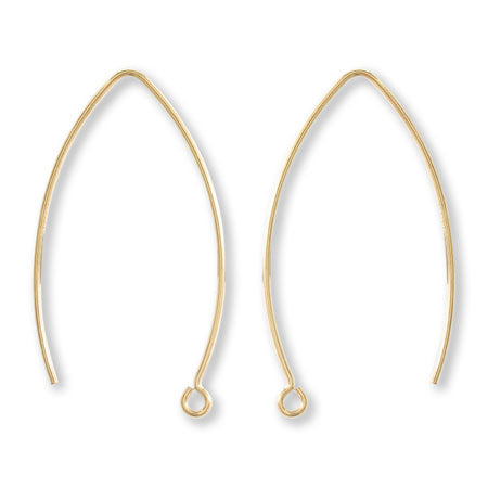 V型ワイヤーピアス No.1 K14GF