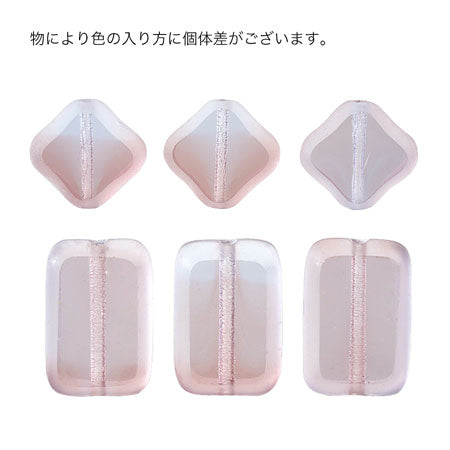 チェコ テーブルカット レクタングル アメサファイヤマットミックス