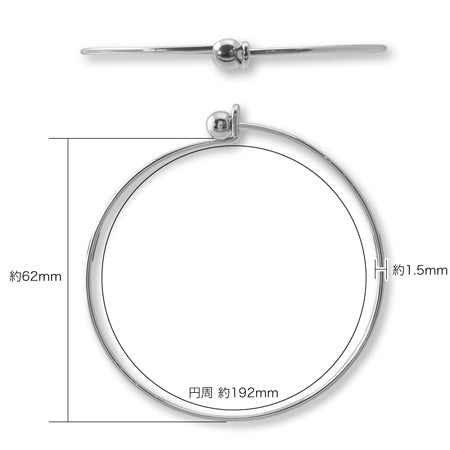 Wire bracelet screw type gold