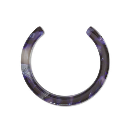 アセテートパーツ C型 ディープブルーマーブル【アウトレット】