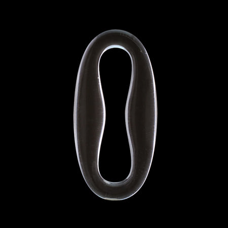 アクリル ドイツ製 リング オーバル6 クリスタル【アウトレット】