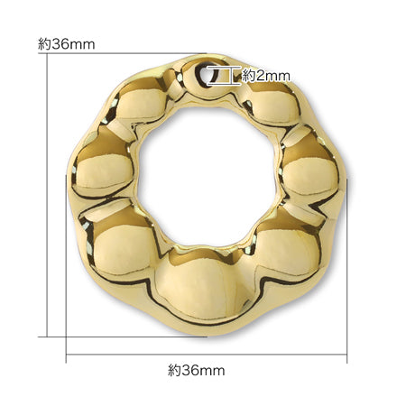 アクリル ドイツ製 リング ラウンド11 シルバー